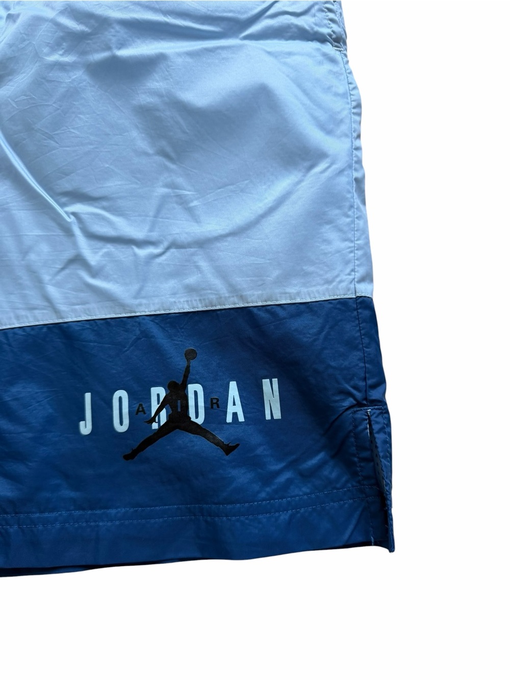 Nike Jordan Essentials Woven Short Mens Medium Blue Colorblock Mesh Lined - Picture 4 of 8